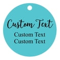 thumbnail image 1 of 100 Pcs Texte Personnalisé à Suspendre Tags Forme Ronde Cadeau de Faveur de Mariage Personnalisé Tags, 1 of 1