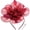 Burgundy, variant on Fascinators Hat Tea Party Headwear Ribbons Feathers on a Headband and a Clip for Women