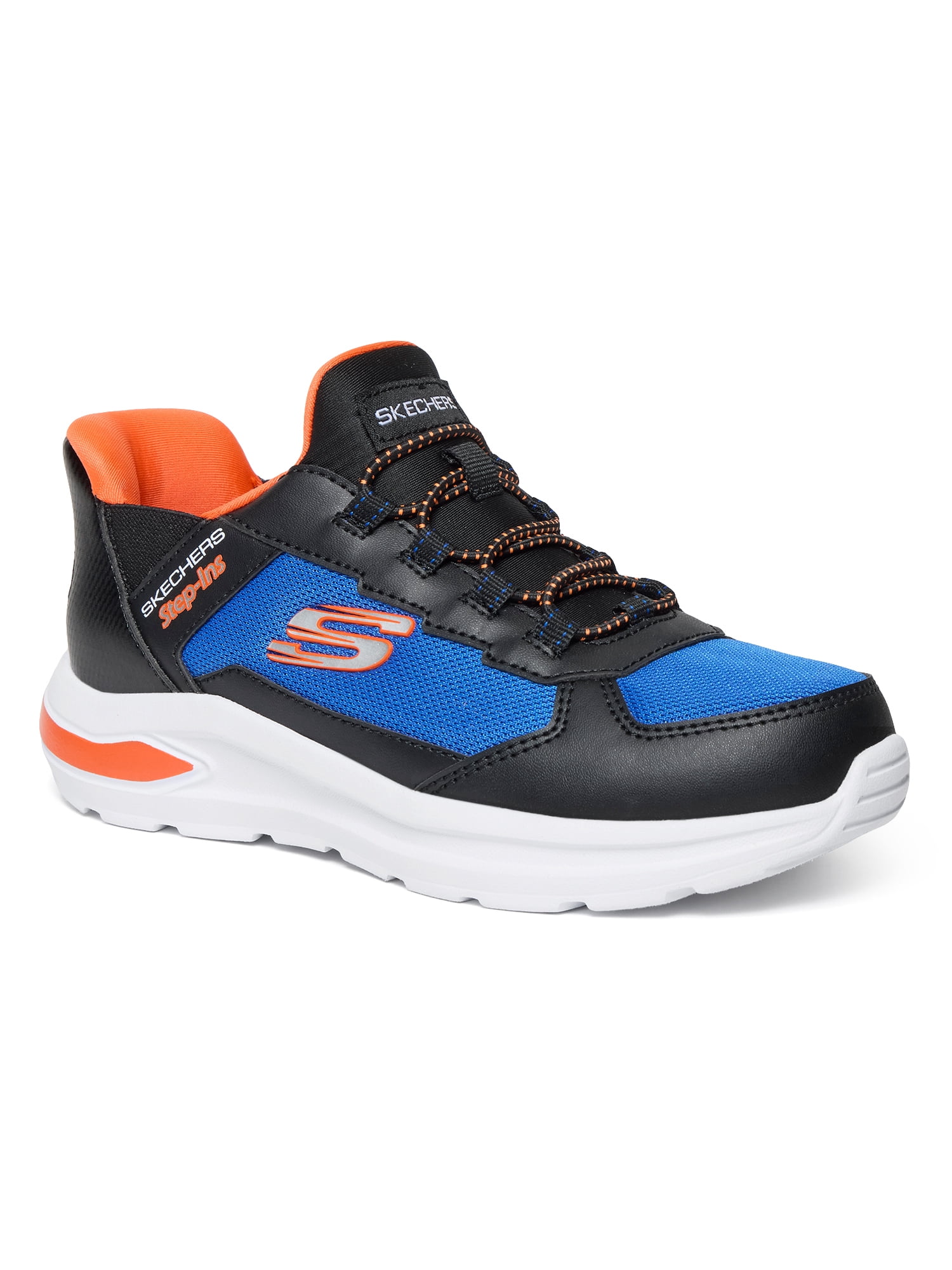 Skechers Boys Hands Free Step-Ins Rapid-Sprint Slip-On Sneakers