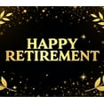 thumbnail image 3 of LUUFILx Happy Retirement Banner Decoration Backdrop for Retirement Party Celebration Supplies Photography Background Ribbon and Glitter Decors, 3 of 7