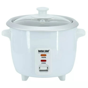 Better Chef 3 Cup Automatic Rice Cooker in White