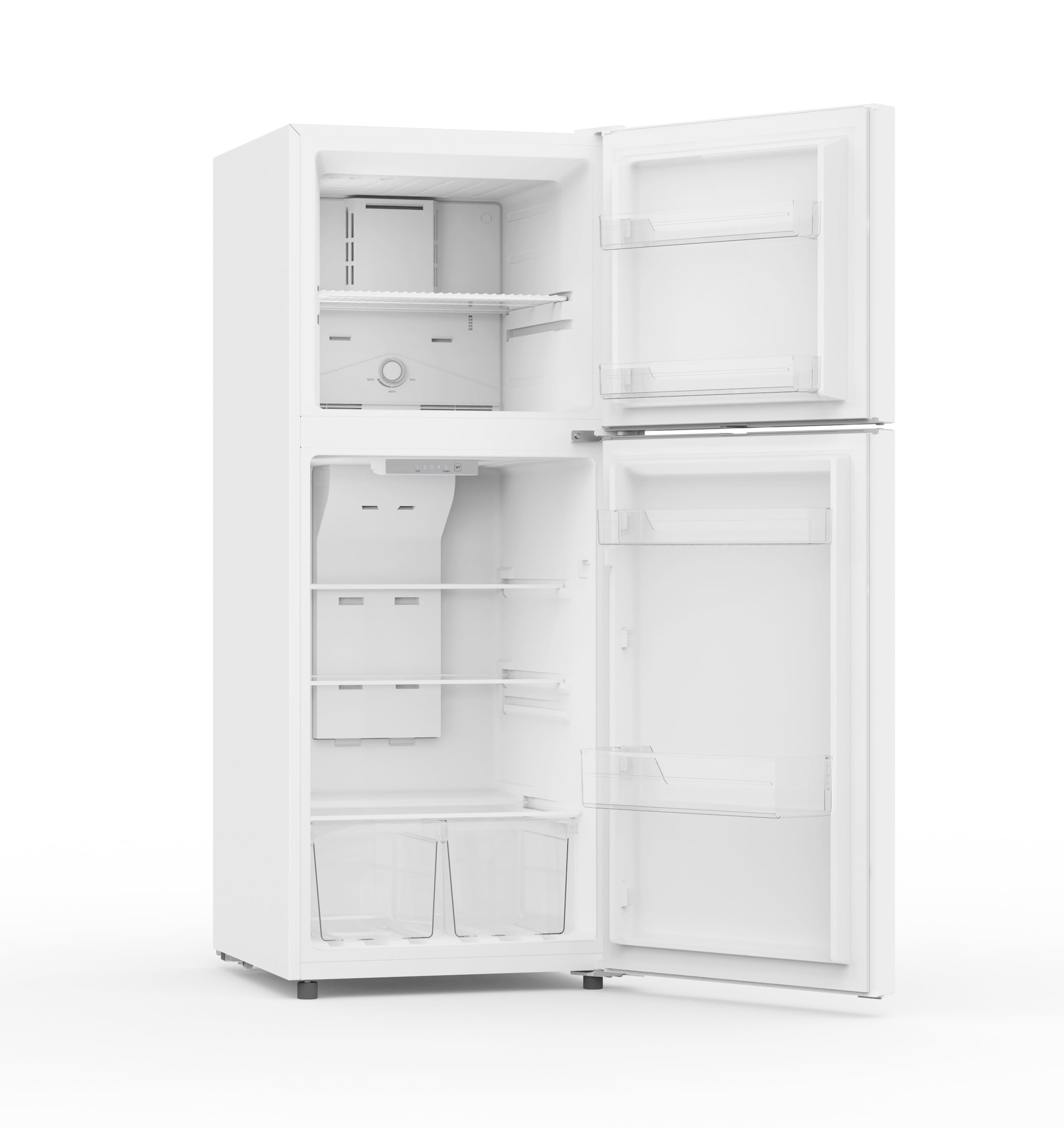 Frigidaire 10 Cu. ft Top Freezer Refrigerator, Frost-Free Apartment Size Fridge for Kitchen, Office, White