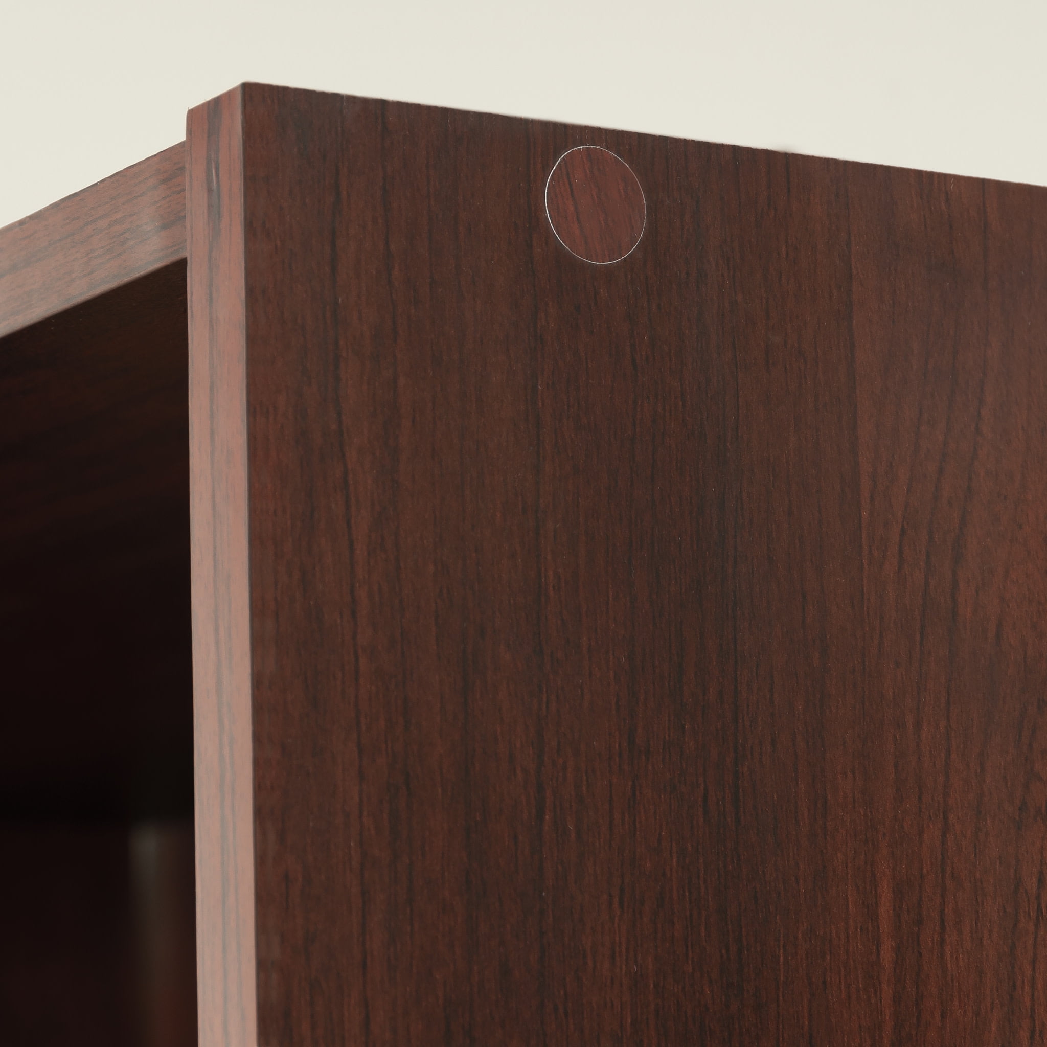 Sauder Beginnings 5-Shelf Bookcase, Brook Cherry Finish
