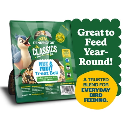 Pennington Classics Nut & Fruit Treat Bell 15 Ounce