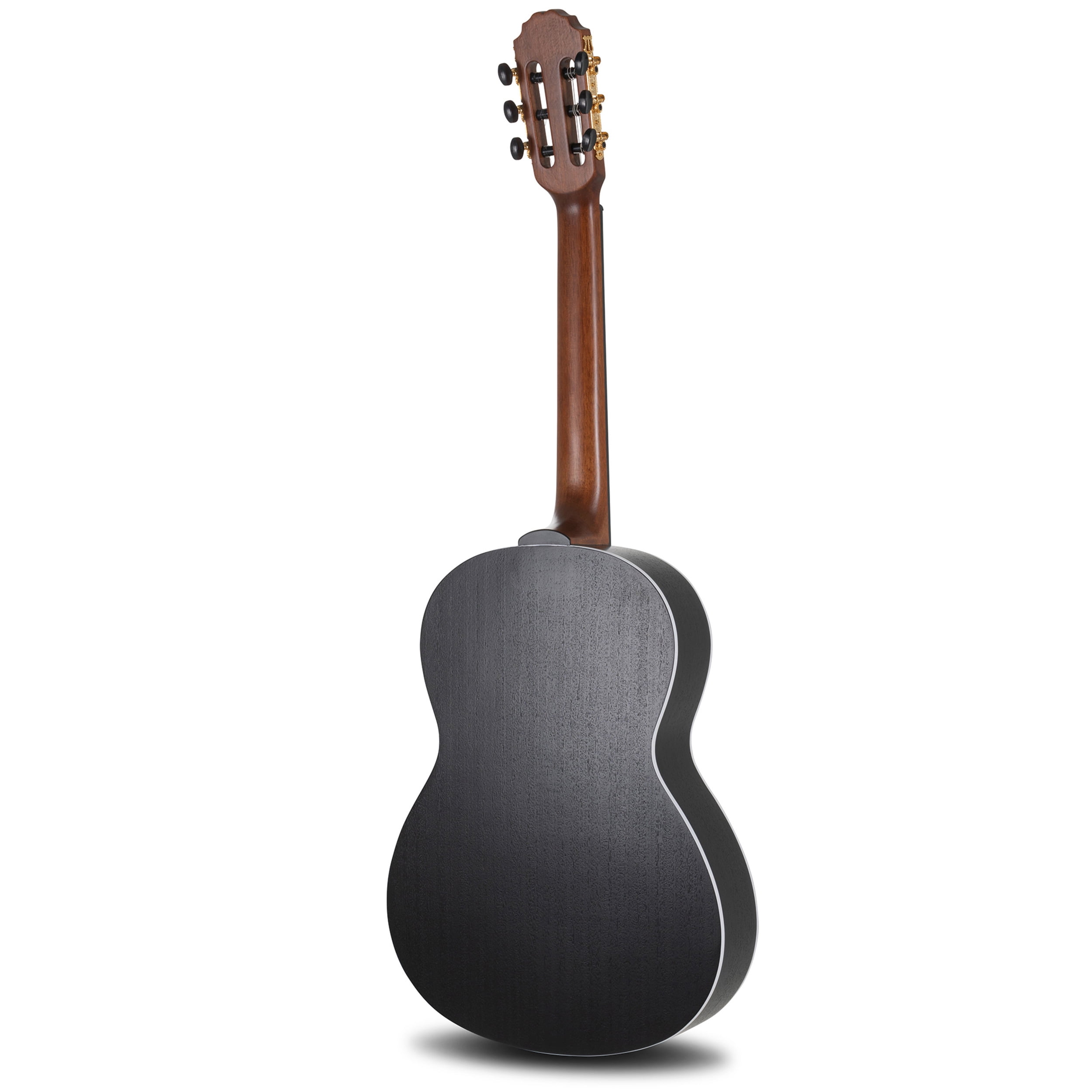 Caballero 4/4 Classical Guitar Black with Pickup and EQ  Solid Spruce Top