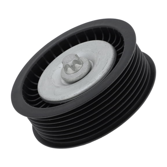 Unique Bargains Drive Belt Idler Pulley for Mercedes-Benz M-Class 05-11 Serpentine Tensioner Pulley Idler with Bolt Washer No.6202002070/6422002070 Plastic Black 1 Pc