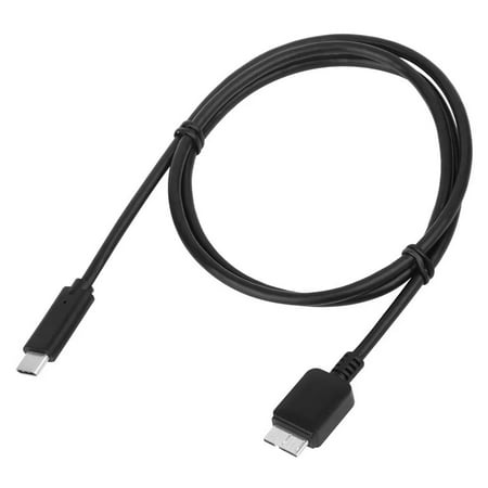 CBUS 3.3ft USB-C to USB 3.0 Micro-B Cable for Portable Hard Drives, SSD External Hard Drive Cable Compatible with WD Elements, My Passport, My Book, Seagate, Backup Plus, FreeAgent USB-C (Best Way To Backup My Computer)