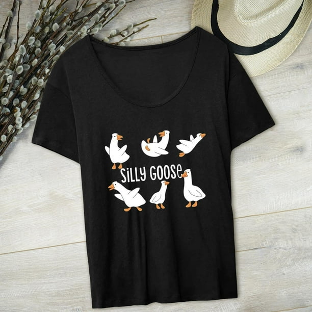 Camiseta para mujer ropa holgada a la moda cuello redondo suave comoda ropa de calle para primavera y verano camisetas para mujer camiseta basica negra SG Yinane camiseta de mujer Bodega