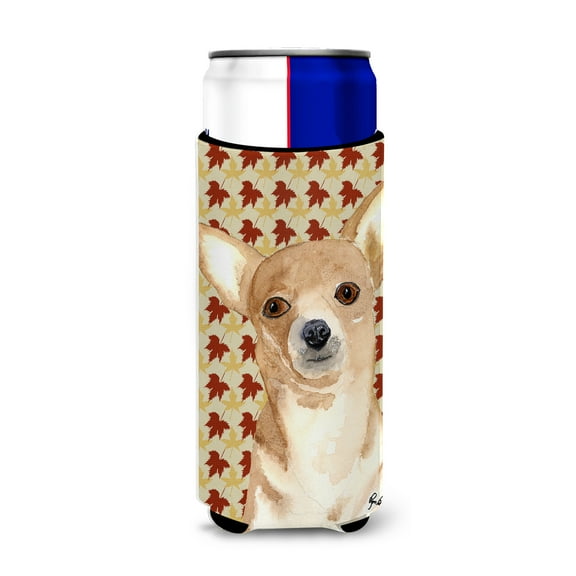 Chihuahua Fall Leaves Ultra Hugger for slim cans