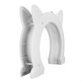 thumbnail image 4 of Porte Intérieure de Chat, Porte de Trou de Chat Haute Dureté Installation Facile pour le Mur Blanc, Noir, Brun, 4 of 8