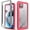 Pink, variant on Circlemalls Case for Motorola One 5G ACE, + Screen Protector 12 Feet Drop Test Shockproof Transparent Cover (Pink)