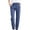 Blue, variant on RKSTN Womens Pants Woman Solid Color Cotton And Linen Drawstring Elastic Waist Long Straight Pants Soft Loose Straight Leg Hiking Pants