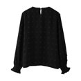 thumbnail image 3 of Vedolay Girls Long Sleeve Shirts Long Sleeve Hoodies Solid Color Fashion Pullover Hoodies Black,M, 3 of 5