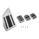 thumbnail image 1 of Ofertas Únicas 4 Pcs Almohadillas de Pedal de Pie Cubiertas de Pedal Acelerador para Peugeot 508 2012-2014 Acero Inoxidable Tono Plateado, 1 of 6