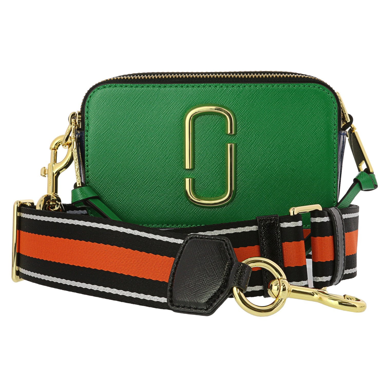 marc jacobs green snapshot bag