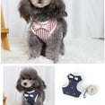 thumbnail image 3 of Conjunto De Arnés Para Perros Arnés De Chaleco Para Gatos Con Lazo Correa De Pecho Suave Y Encantadora Para Mascotas Minnieouse PT002323-05, 3 of 6