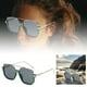 thumbnail image 1 of Gafas de sol de moda con montura media y forma cuadrada para mujer, estilo blogger, 1 of 6
