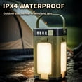 thumbnail image 4 of Camping Lantern, Camping Tent Light for Home | 2000 MAh Solar Camping Lights | Solar Portable 6 Modes Dimmable with 90 Degree Expandable 4 Led Lamp for Hiking Patio Tent Power Adventures, 4 of 12