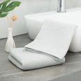 thumbnail image 3 of PiccoCasa 2 Pack 100% Cotton Ribbed Hand Towels 13" x 29" Quick Dry Gray, 3 of 7