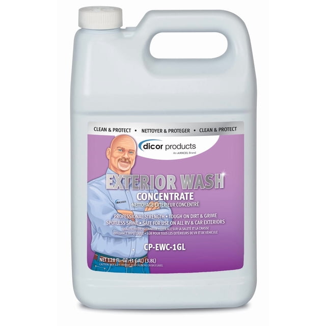 Dicor Corp. Multi Purpose Cleaner CP-EWC-1GL Use To Clean Exterior RV Parts; 1 Gallon Jug; Single