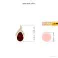 thumbnail image 4 of ANGARA Natural Solitaire Pear-Shaped Ruby Flame Pendant in 14K Yellow Gold for Women (Size-6x4mm) | July Birthstone, Birthday, Anniversary, Jewelry Gift for Women | Natural Ruby Necklace, 4 of 9