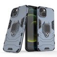 thumbnail image 1 of Nalacover for iPhone 13 6.1 inch Case,Luxury Heavy Duty Armor Dual Layer Protective TPU Bumper Magnetic Finger Ring Kickstand Shockproof Dustproof Non-Slip Slim Back Phone Cover.For iPhone 13,Blue, 1 of 1