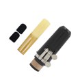 thumbnail image 1 of Bearachild Boquilla de clarinete con tapa de ligadura Juego de abrazaderas de caña y protector de caña ABS Accesorios para instrumentos musicales Cables de audio/vídeo, 1 of 6