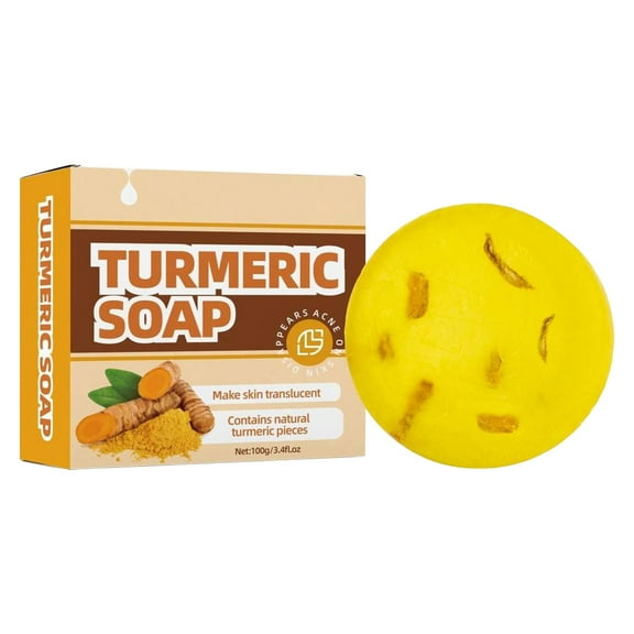 Gunyslmo Turmeric SoapFade Pimple MarksBrighten ComplexionSoapEssential Oil Soap 100g