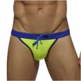 thumbnail image 2 of Kakii Men's Quick Dry Swim Briefs Bikini Swimsuit Board Shorts with Adjustable Drawstring, 2 of 4