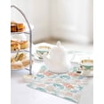 thumbnail image 4 of Teal Red Seahorse Coastal Kitchen Dish Towels for Drying Dishes Set of 4, Nautical Beach Coral Starfish Waffle Weave Microfiber Hand Tea Bathroom Towels Quick Dry & Absorbent Towel 12x12, 4 of 7