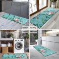 thumbnail image 2 of Pioneer Flower Floral Print Pattern Kitchen Rug Mat,Kitchen Runner Rugs Non Skid Washable,Decorative Kitchen Floor Mats for Kitchen,Sink,Laundry,17"X47", 2 of 5