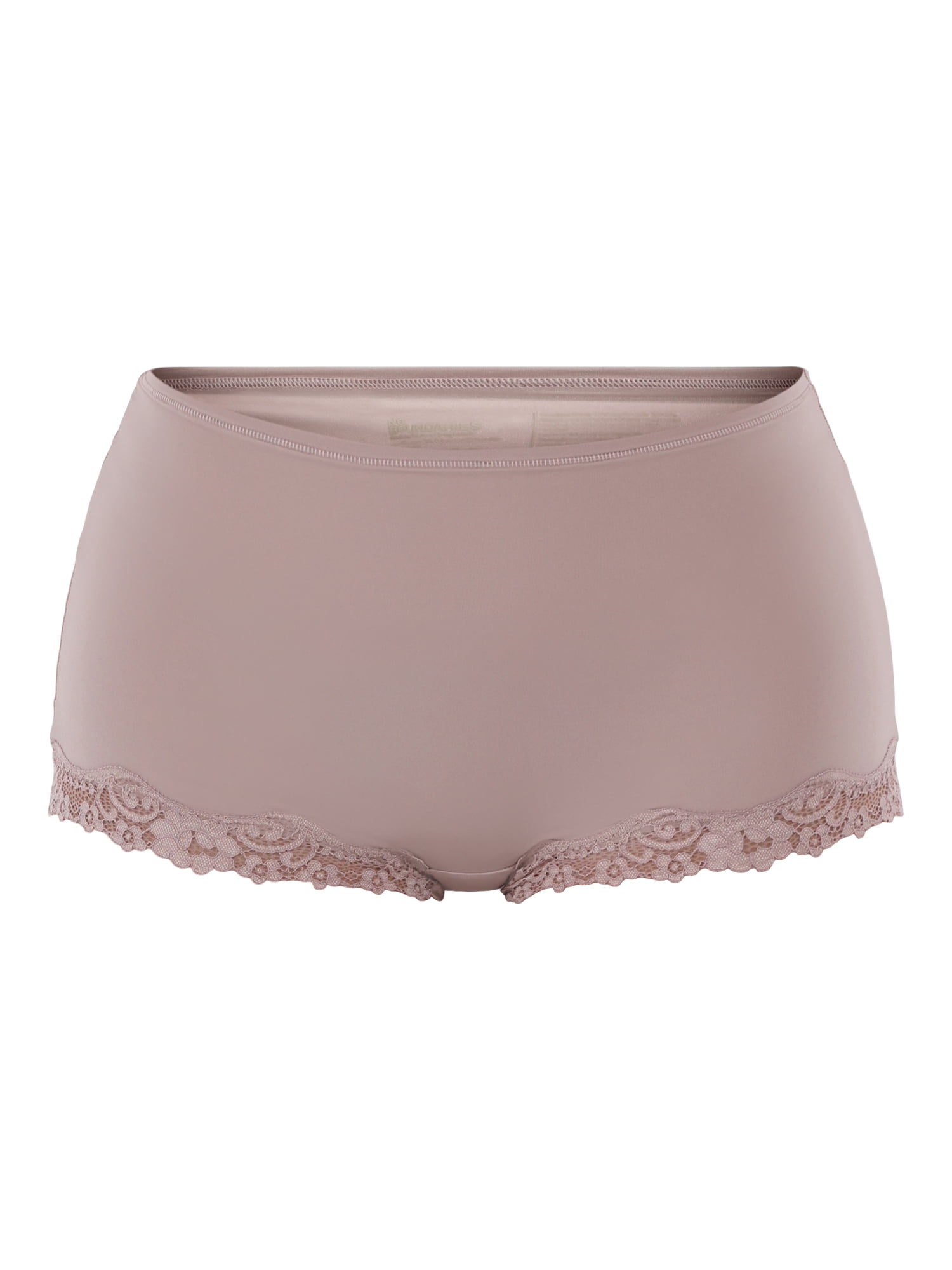 No Boundaries Body Base Boyshort Panties with Lace, Women's