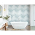 thumbnail image 6 of Lillian August  Palm Tile Peel and Stick Wallpaper 27 in. W x 18 ft. L - Summer Skies, 6 of 7