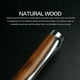 thumbnail image 3 of Bolígrafo De Madera, Bolígrafos Retráctiles Giratorios, Elegante, Bolígrafo De Madera Para Diario De Negocios Ejecutivo De Firma, 3 of 8