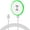 White, variant on Compatible for iPhone Wireless Charger, 15W Wireless Charging Pad Fast Charger Station with Stand, Magnetic Charger Pad with USB C to C Charging Cable Compatible for iPhone Android, White