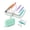 Green-7Day, variant on 14 Day Zipper Pouches Organizer Travel Medicine Weekly Vitamin Medication Reusable Portable Large Holder Daily Container Waterproof Pill Pouch Set-14Pcs Bags Inside, Zipper Pill Case with