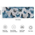 thumbnail image 3 of Blue Butterfly Cloud Pattern Bathroom Rugs Mat,Non Slip Microfiber Bathroom Rug,Rubber Backing,Soft Bathroom Mats for Bathroom Floor,Tub and Shower,47x17in(120x43cm), 3 of 5