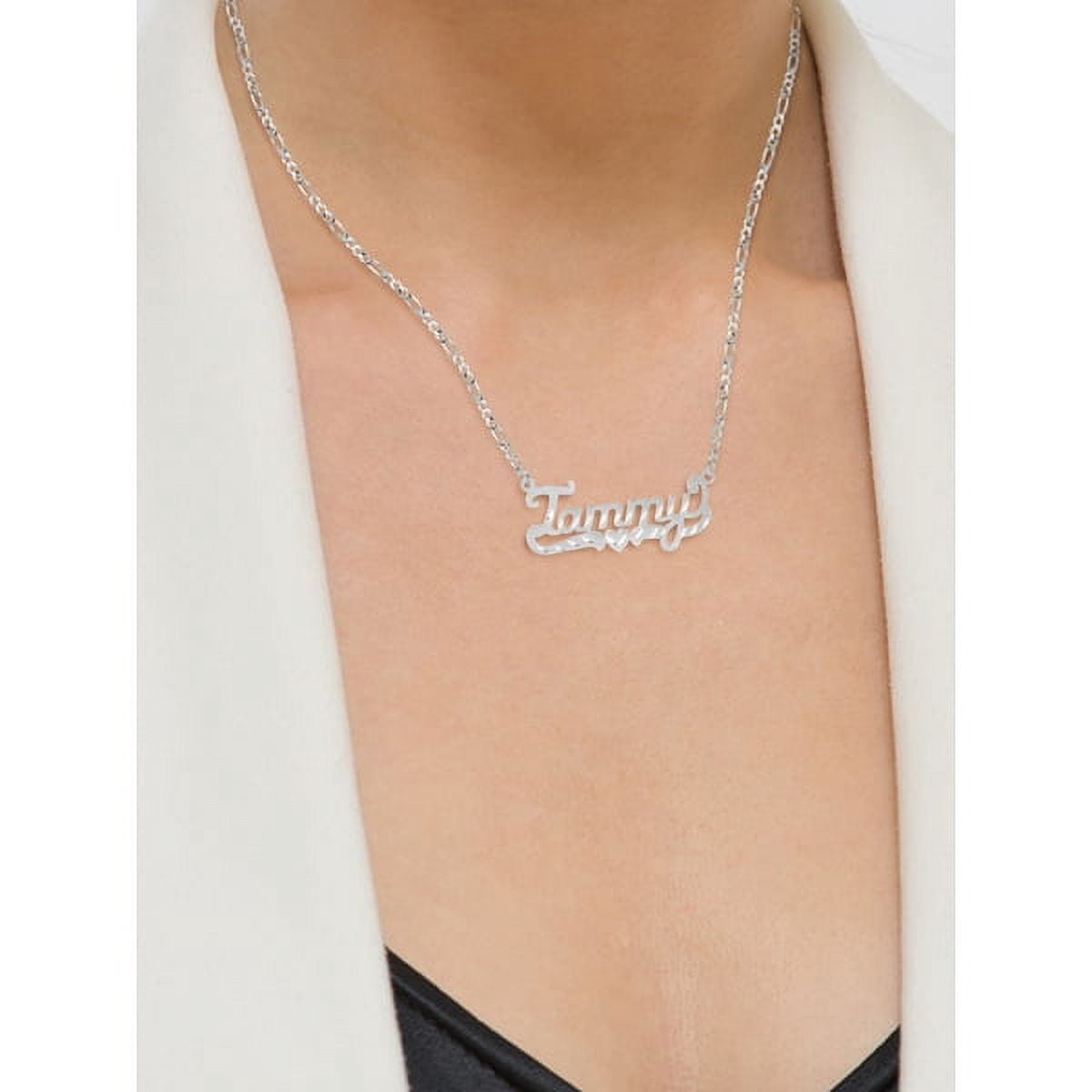 Special Bundle BOGO. Buy One Get One at 50% Off of the Personalized "Tammy" Diamond Cut Name Necklace