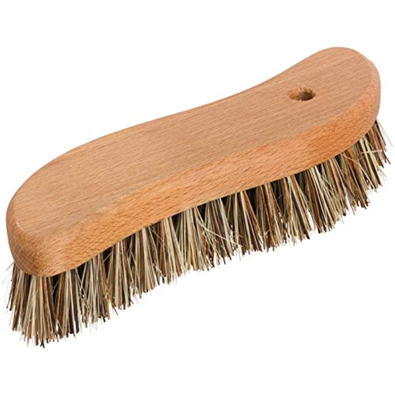 Redecker S-Shaped Union Fiber Scrub Brush With Oiled Beechwood Handle ...