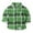 Green, variant on Wancir Toddler Boys Button Down Dress Shirt Long Sleeve Casual Vertical Striped Shirt Collar Cropped Top Shirt