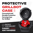 thumbnail image 5 of Grillbot Automatic Grill Cleaning Robot with 3 Powerful Nylon Grill Brushes and Carry Case (Red), 5 of 10