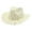 White, variant on Ticikt Western Cowboy Hat Wide Brim Shapeable Panama Straw Hat Summer Beach Sun Hat Outdoor Travel Cap with Chin Strap,Color:Black