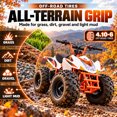 thumbnail image 4 of IVFJFV Powered 4 Wheeler,500W Electric 4 Wheeler with Dual Speed Adjustment,36V Four Wheeler Max 15 MPH, Front & Rear Shock Absorbers, All-Terrain Tires and Safety Disc Brake,ORANGE, 4 of 8