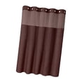 thumbnail image 3 of Cortina de ducha resistente y multifuncional, accesorio de baño para hotel, poliéster. Marrón, 3 of 9