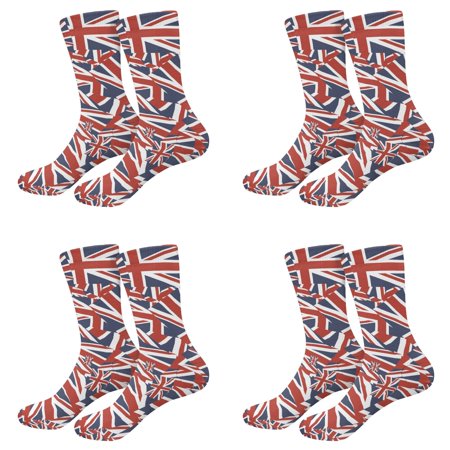 

Bivenant Store Athletic Crew Socks American Flag Socks Unisex Performance Crew Socks Ventilated Heat Release 8 Pair