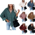 thumbnail image 4 of Haute Edition Women's Slouchy Oversized Corduroy Shirt Jacket&nbsp;, 4 of 4