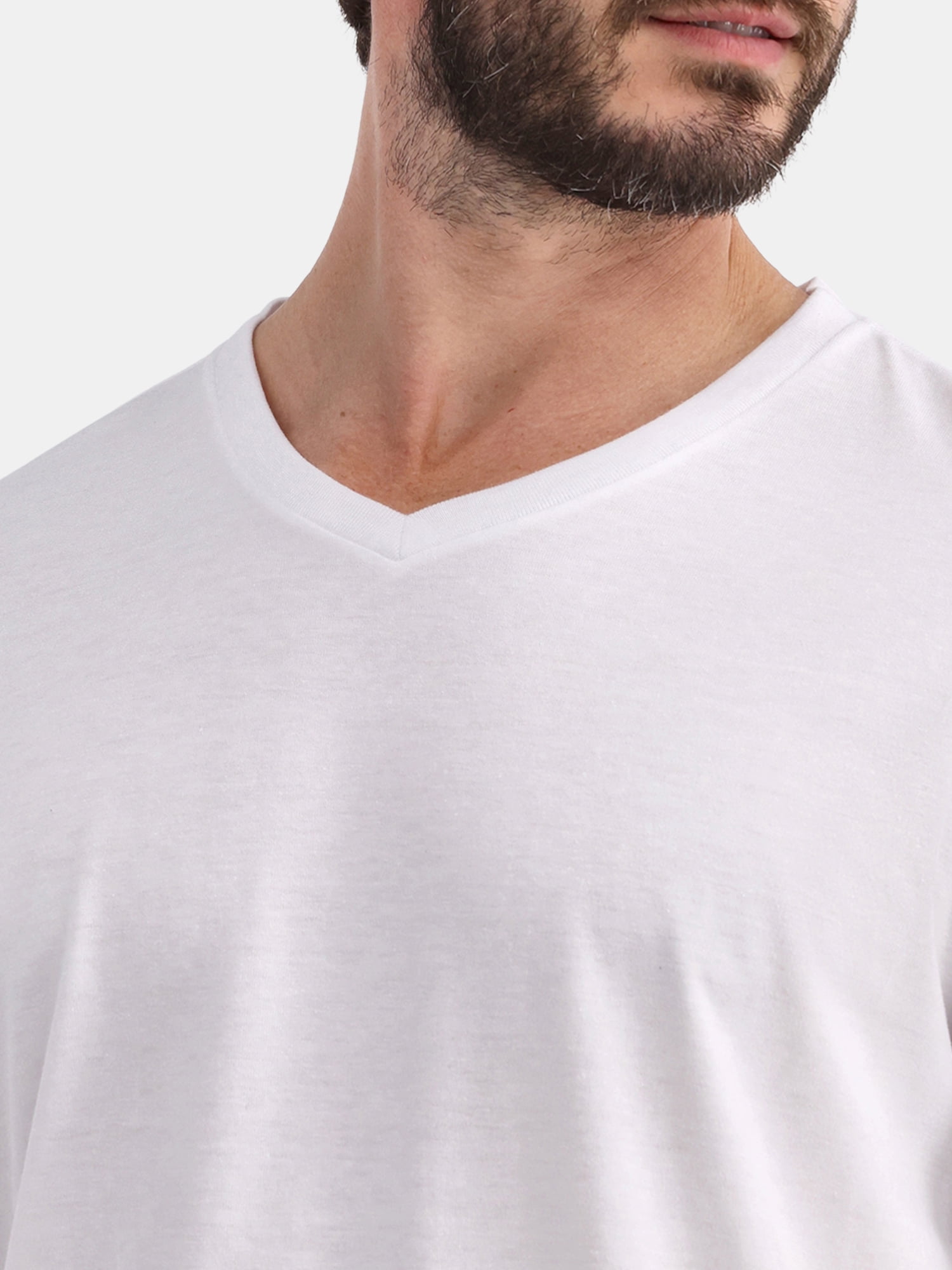 George Men's & Big Men's Relaxed Fit Short Sleeve V-Neck Tee, Sizes S-3XL