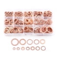 thumbnail image 3 of Copper Washer,  Electrical Conductivity Washer, Plain Washers 12 Sizes For Home Repair, 3 of 8