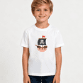 thumbnail image 2 of Boys Graphic T Shirt Pirate Ship Skull Short Sleeve Kids Tee Adventure Style 100% Cotton Soft Child Tops 4-13Y, 2 of 5
