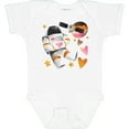 thumbnail image 3 of Inktastic Astronaut Valentine Outer Space Hearts Boys or Girls Baby Bodysuit, 3 of 5